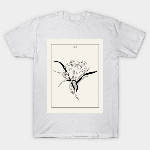 Vintage Lily T-Shirt by obvliz